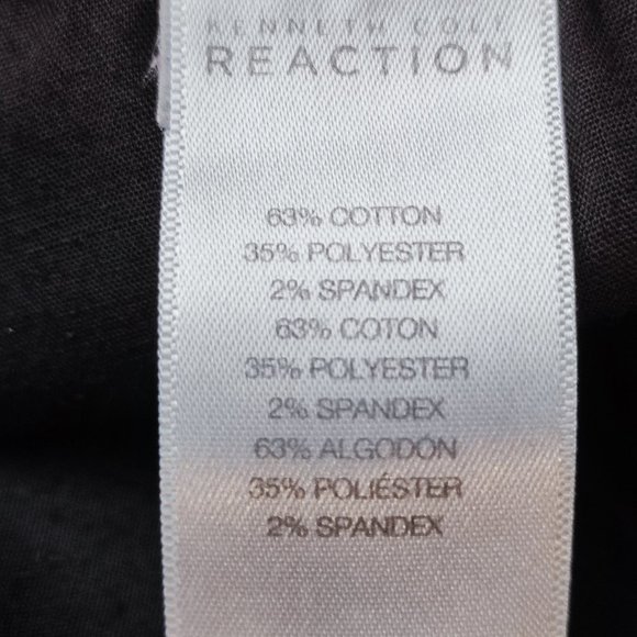 Kenneth Cole Reflection skinny jeans black with zipper design women's size 10 - Picture 7 of 9